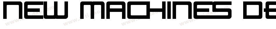 New Machines DEMO字体转换